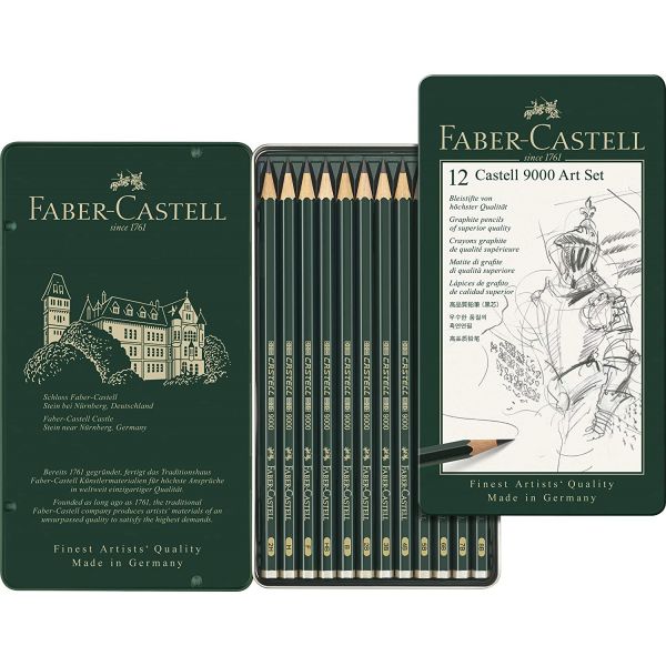 Boîte de 12 crayons graphite - Art set - Faber-Castell