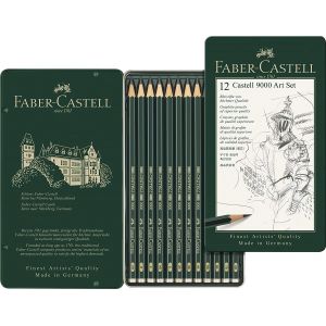 Boîte de 12 crayons graphite - Art set - Faber-Castell