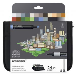 Trousse architecte 24 Promarkers