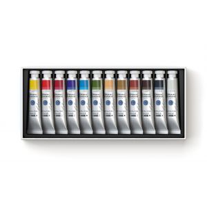 Assortiment de 12 couleurs à l'huile extra-fine Lefranc Bourgeois