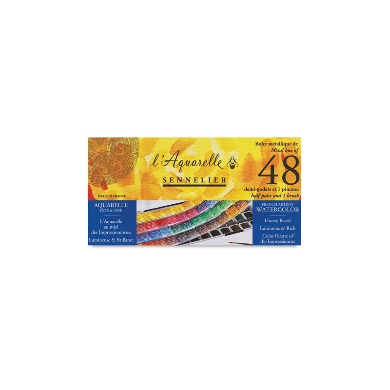 Boîte 48 aquarelles extra fine Sennelier