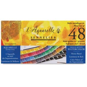 Boîte 48 aquarelles extra fine Sennelier