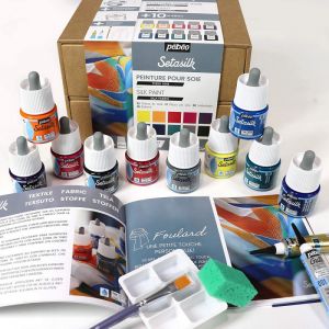 Coffret atelier Peinture sur soie - Pébéo