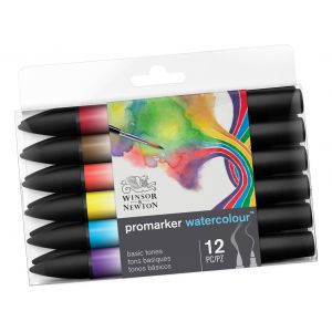 Set de 6 marqueurs aquarelle - Winsor & Newton