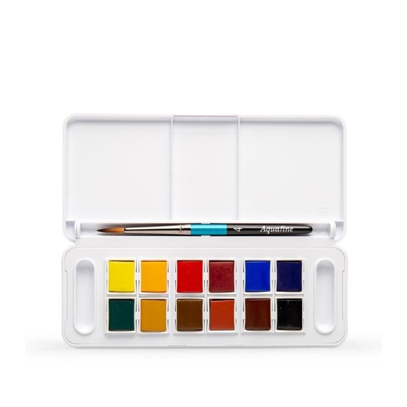 Set aquarelle Aquafine avec pinceau - Daler-Rowney