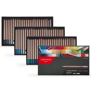 Coffret 76 crayons pastels Caran d'Ache