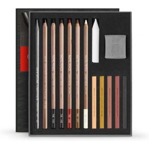 Crayons pastels + accessoires esquisse et croquis