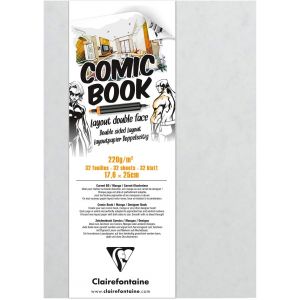 Carnet Comic Book - Layout double face - Clairefontaine