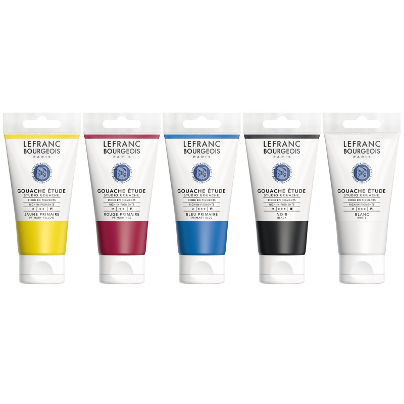 Assortiment couleurs primaires - Studio gouache pour étudiants - couleurs primaires - 