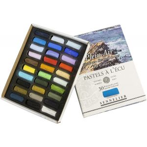 Boîte de 30 demi-pastels à l'écu Plein Air