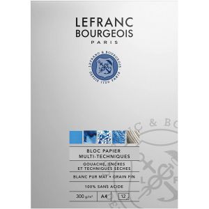 Bloc papier pour gouache - A4 300gr - Lefranc & Bourgeois