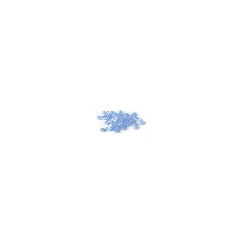 Perle Œil de Chat - Bleu clair