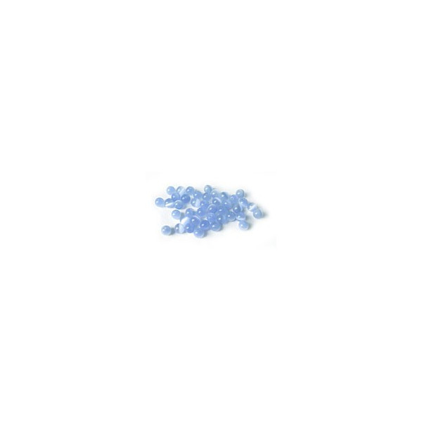 Perle Œil de Chat - Bleu clair