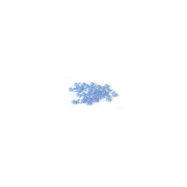 Perle Œil de Chat - Bleu clair