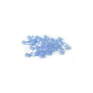 Perle Œil de Chat - Bleu clair