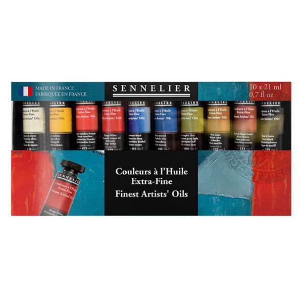 Coffret de peinture à l'huile extra-fine - 12 tubes - Sennelier