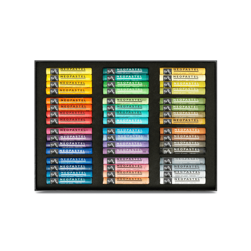 48 couleurs de pastels à l'huile Neopastel Caran d'Ache