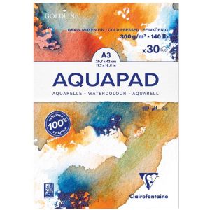 Bloc aquarelle Clairefontaine 300gr a3