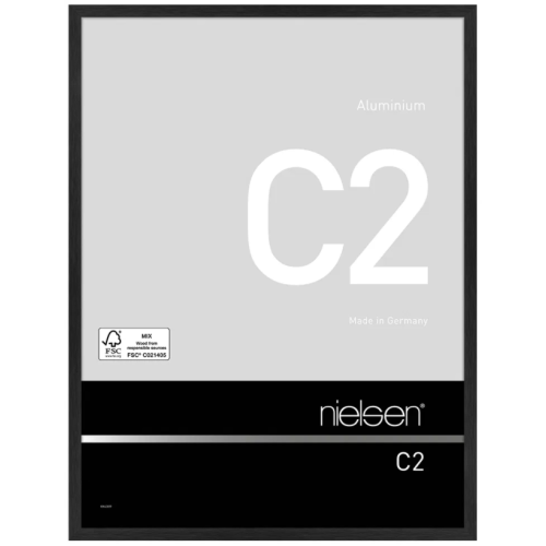 Cadre photo Nielsen C2 noir mat brossé