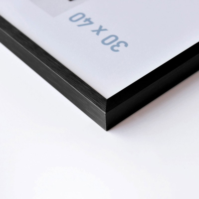 Cadre Nielsen C2 en couleur noir mat brossé