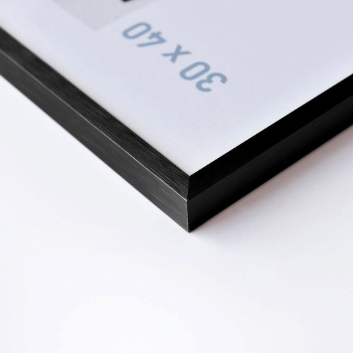 Cadre Nielsen C2 en couleur noir mat brossé