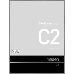 Cadre photo Nielsen C2 gris mat brossé
