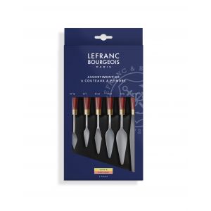 Set de 6 couteaux à peindre - Lefranc Bourgeois