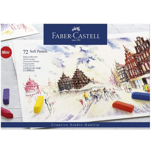 Set de 72 demi-pastels secs - Faber-castell