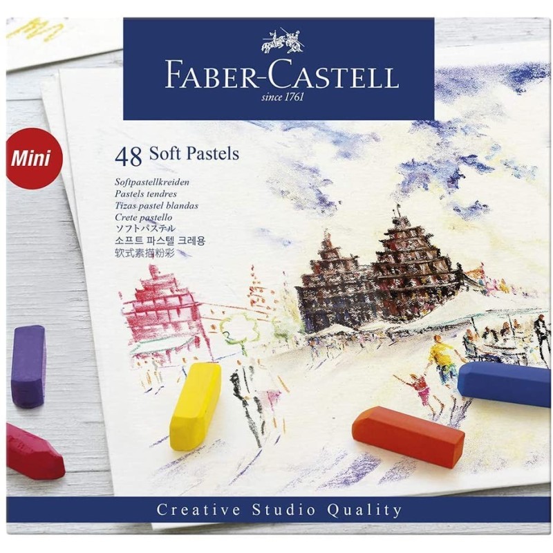 Set de 48 demi-pastels secs - Faber-castell