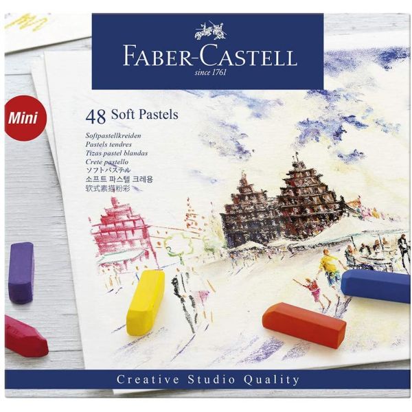 Set de 48 demi-pastels secs - Faber-castell