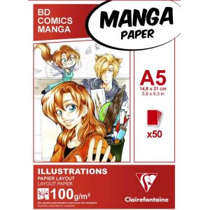 Bloc layout manga - Clairefontaine