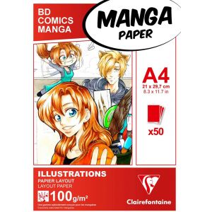 Bloc layout manga format a4