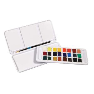 Set d'aquarelle Aquafine 24 demi-godets - Daler-Rowney