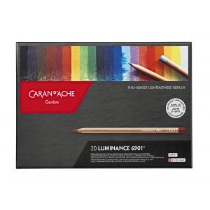 Boîte de 20 crayons Luminance 6901 - Caran d'Ache