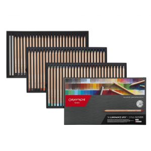 Boite de 76 crayons de couleurs Luminance 6901 - Caran d'Ache