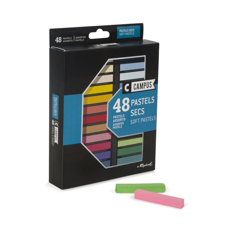 Boîte de 48 pastel tendre Campus