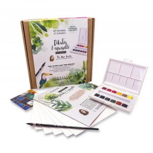 Kit "Débuter l'aquarelle - Kit jungle" de Marie Boudon - Sennelier