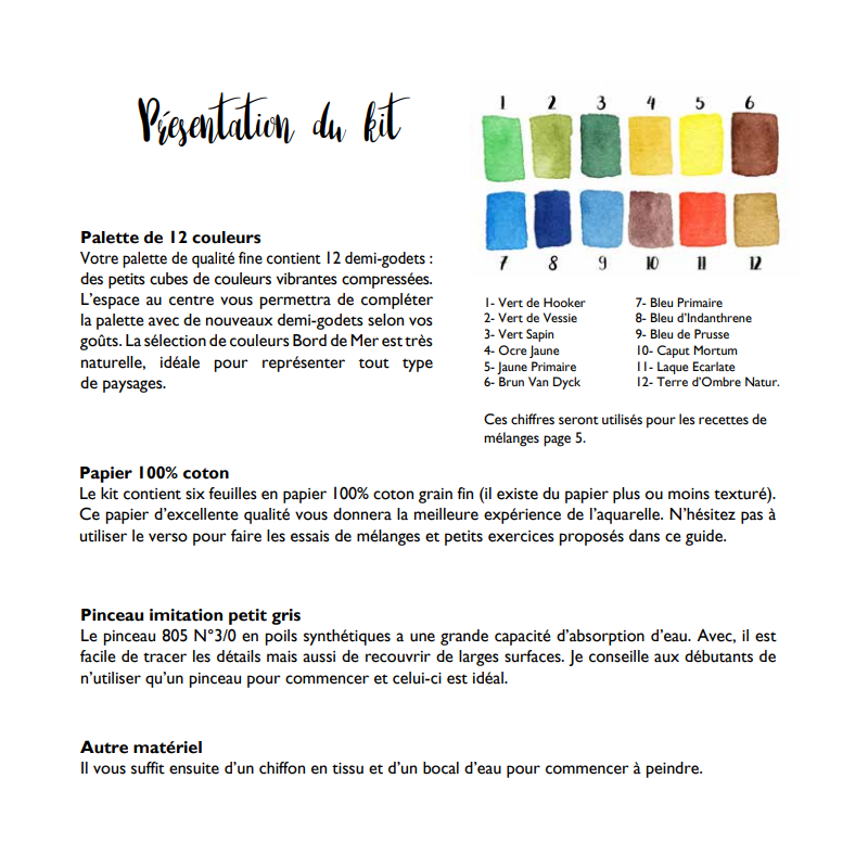 Explication du kit Bord de mer de Marie Boudon