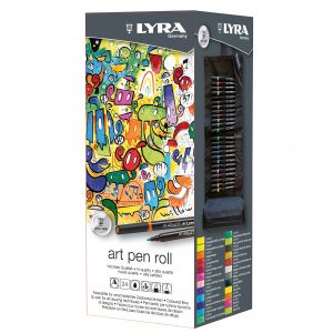 Trousse rouleau 24 feutres Art Pen - Lyra
