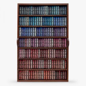 1er étage du coffret 525 pastels à l'écu Sennelier