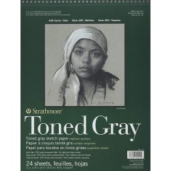Bloc croquis ton gris - Strathmore