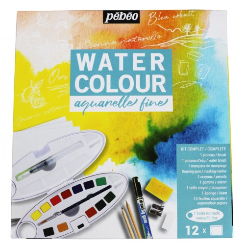 Coffret cadeau aquarelle Pébéo