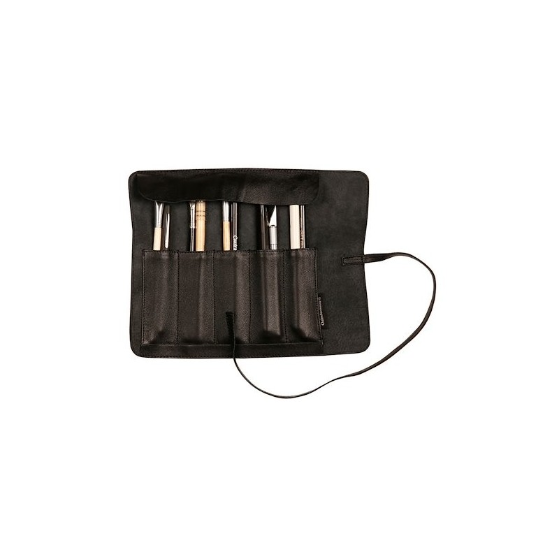 Trousse Flying Spirit - Cuir véritiable - couleur noir Clairefontaine