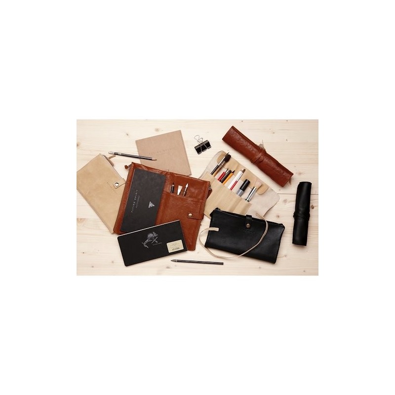 Trousse Flying Spirit - Cuir véritiable - Clairefontaine