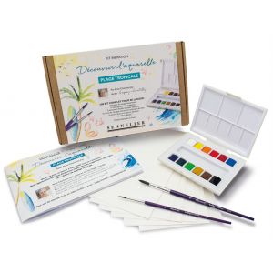 Set Decouverte La Petite Aquarelle Happy Chantilly - plage tropicale