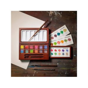 Coffret cadeau d'aquarelle Senelier et son matériel