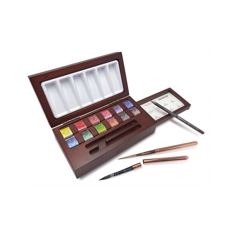 Coffret contenant tout le matériel pour l'aquarelle Sennelier