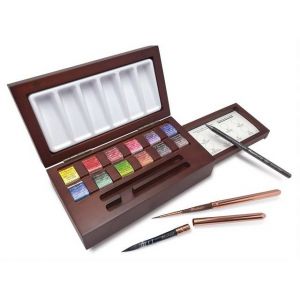 Coffret contenant tout le matériel pour l'aquarelle Sennelier