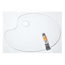 Palette de peintre pexiglass transparente