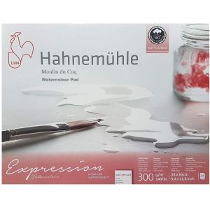 Bloc aquarelle Expression - 100% coton - grain Fin - Hahnemühle